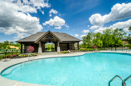 A photo of the Crooked Tree Preserve pool house